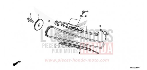 CHAINE A CAMES/TENDEUR NC700SAC de 2012